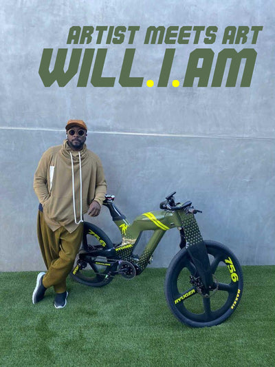 Black Eyed Peas star Will.i.am rides Perth-made Ryuger Bikes e-bike around LA